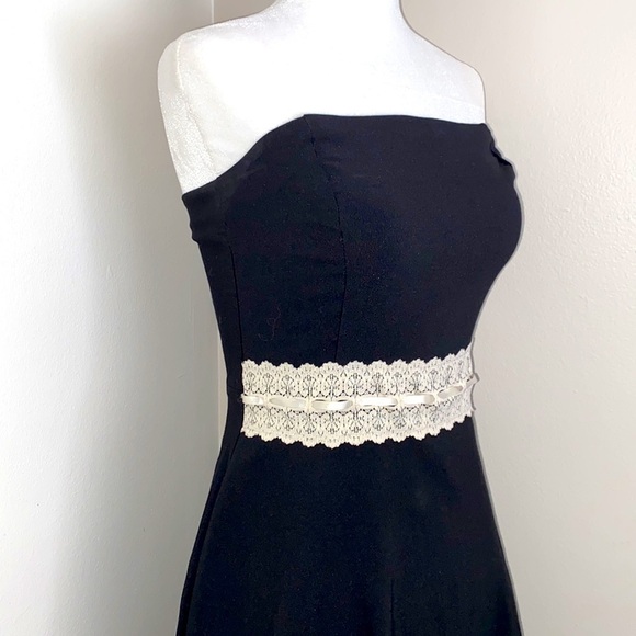 Vintage 90’s Ruby Rox strapless black dress - Picture 7 of 10